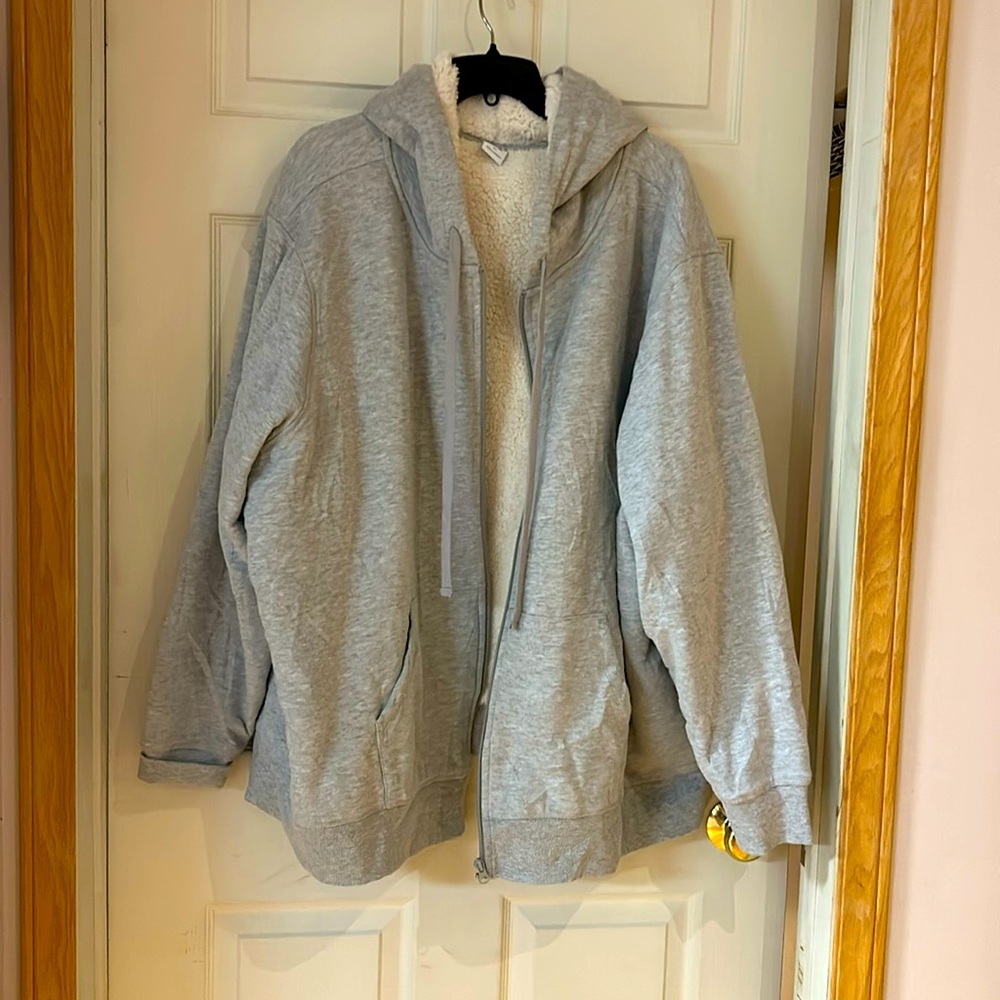 Amazon Essentials Women's Sherpa Lined Full-Zip Hoodie 5x